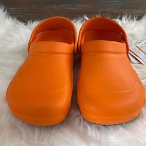 Orange Roomy fit Mario Batali Crocs - Male 4/ Female 6